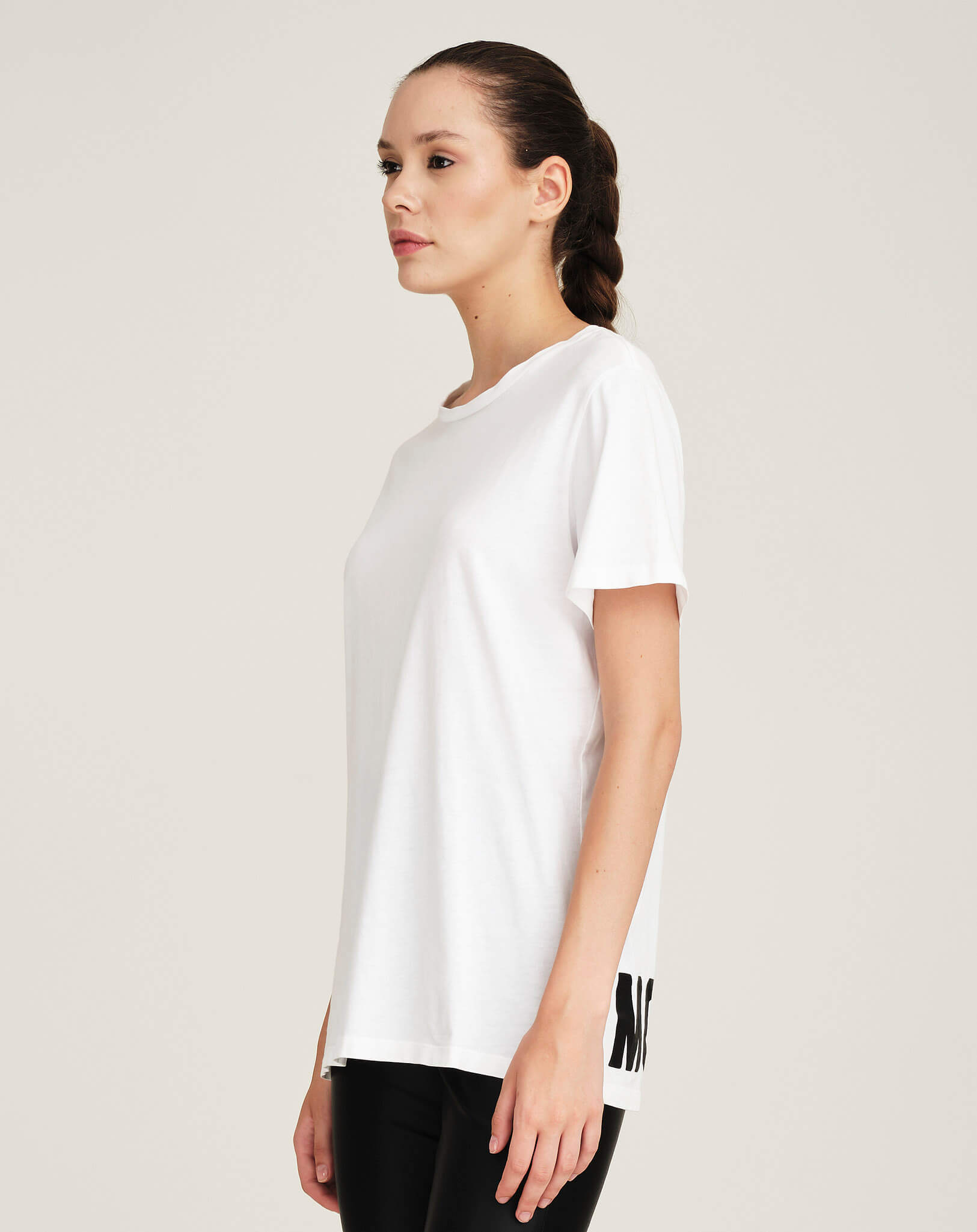 Moncler- White Cotton Tshirt Oversize